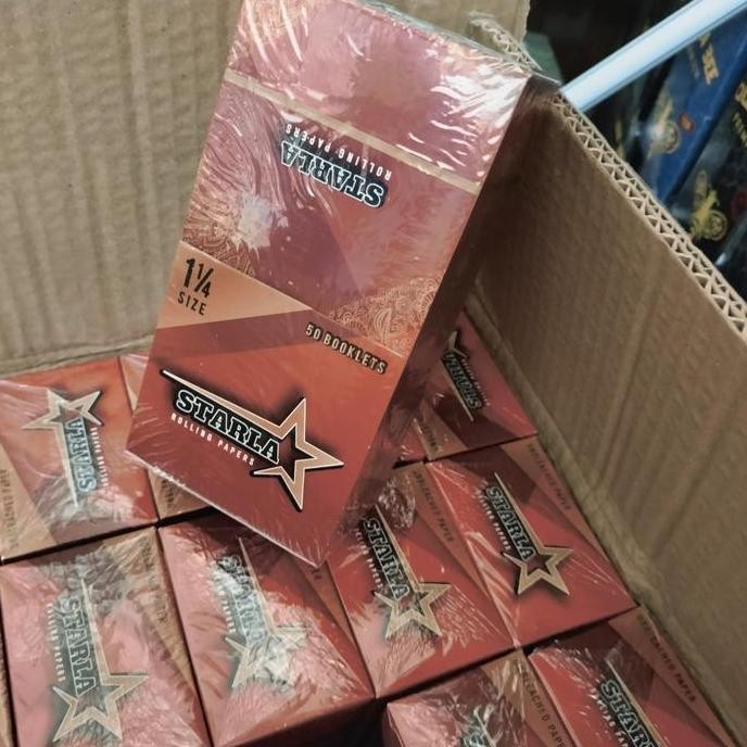 

TERLARIS - Kerts starla 1 1/4 kertas coklat 1 box