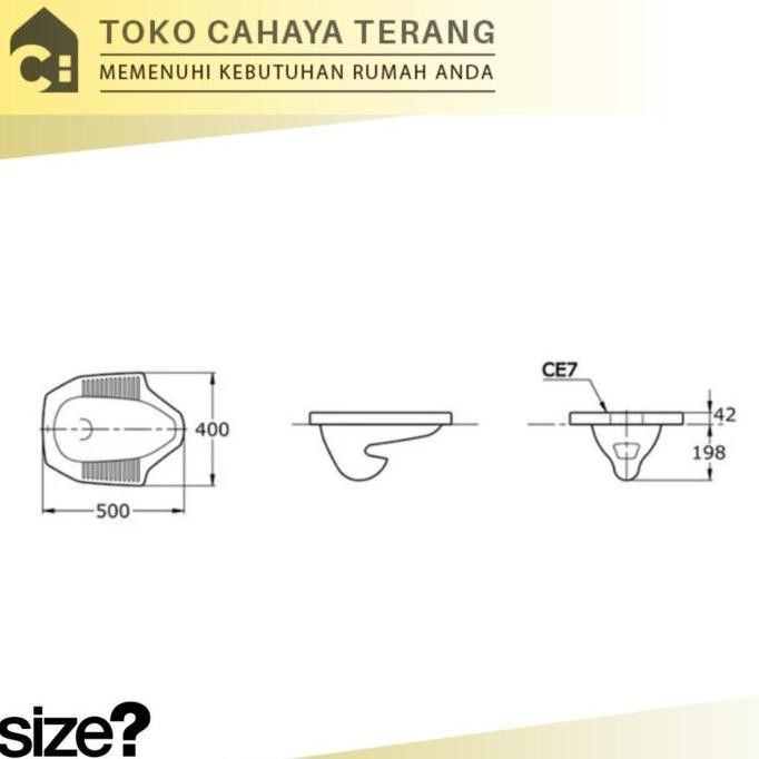 Kloset Jongkok Toto Ce7 Maroon / Kloset Jongkok Original Toto / Kloset