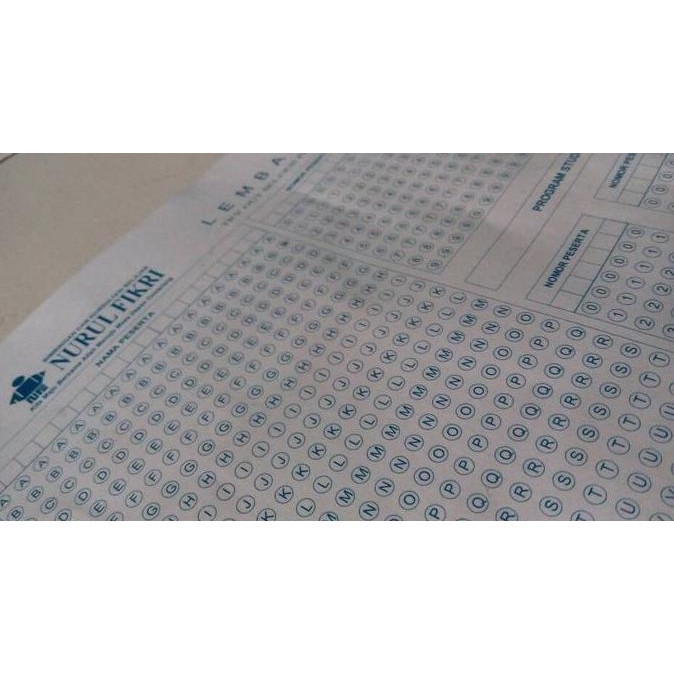 

BEBAS ONGKIR - Cetak Lembar Jawaban Komputer (LJK)