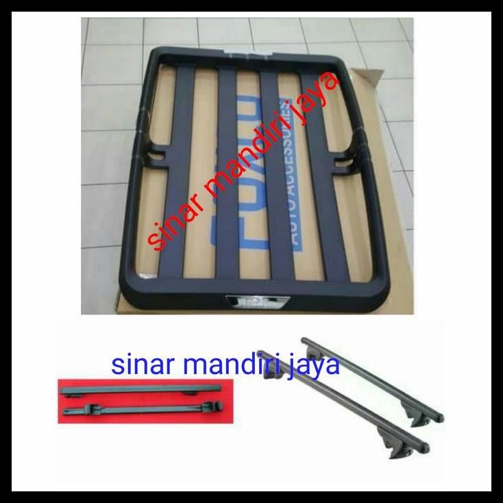 GRATIS ONGKIR PAKET RACK HUMMER+CROSS BAR JEPIT ROOF RAIL WULING CONFERO 