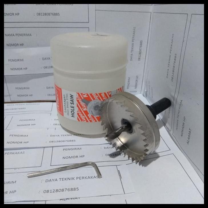 GRATIS ONGKIR KUGEL HOLE SAW BESI 57MM - HOLE SAW KAYU 57 M - MATA BOR BESI HOLE SAW 