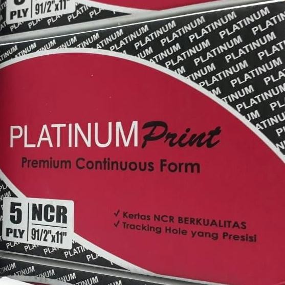

BEBAS ONGKIR - Kertas Continuous Form Platinum Print (5 ply)