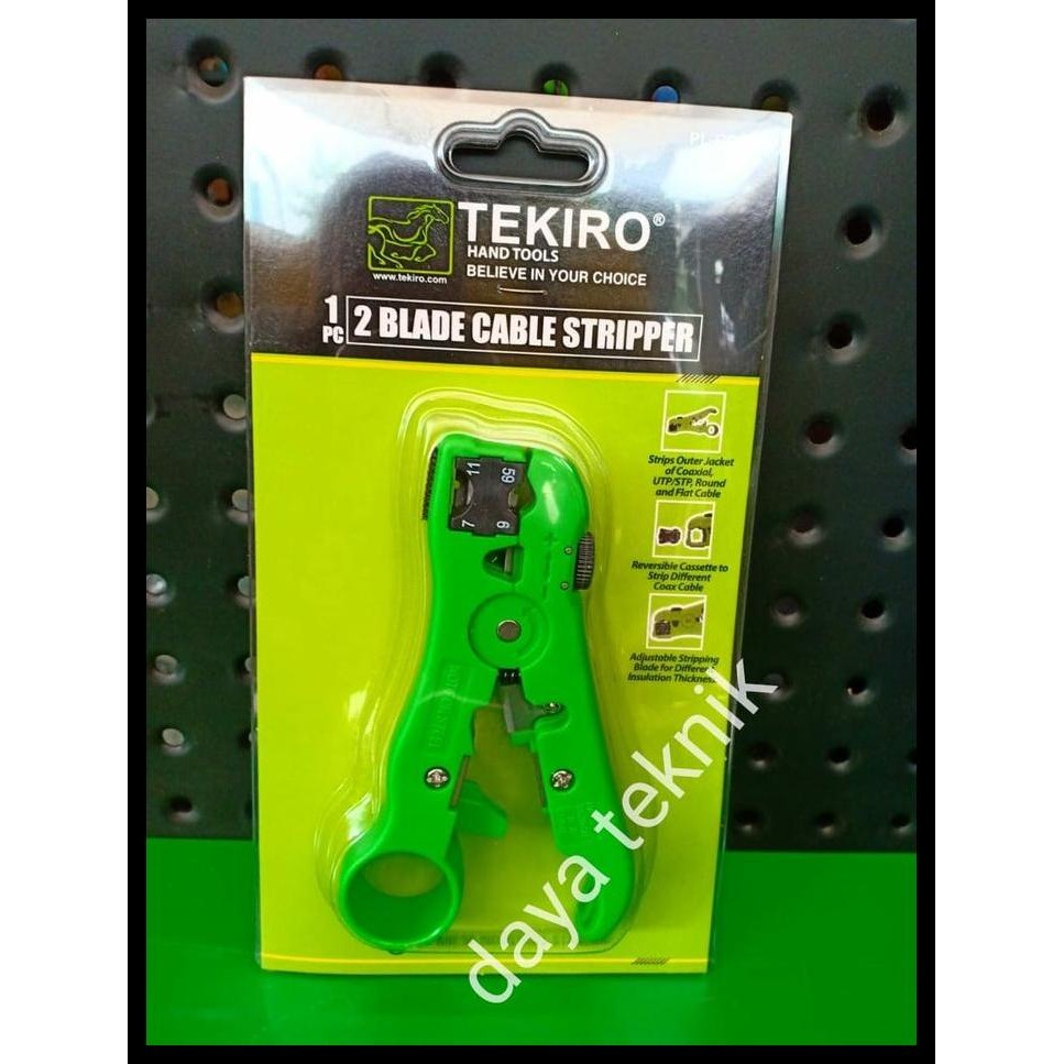 

TERBARU PISAU CUTTER KUPAS KABEL 2 BLADE TEKIRO- 2 BLADE CABLE STRIPPER TEKIRO !!!!!