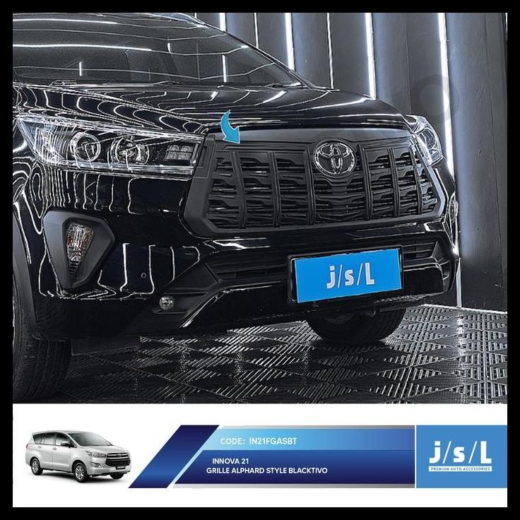 GRATIS ONGKIR GRIL INNOVA REBORN 21 JSL FRONT GRILLE ALPHARD BLACKTIVO PHANTOM BLACK 