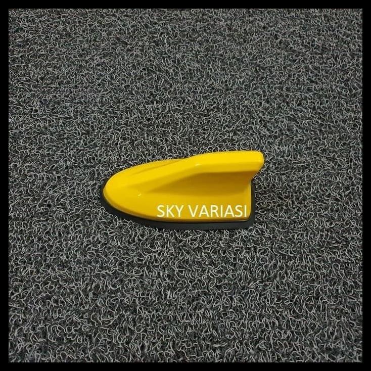 HOT DEAL ANTENA SIRIP HIU HYBRID MOBIL KUNING YELLOW NEW AVANZA 2019 