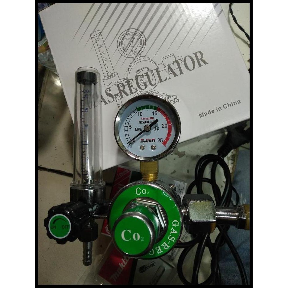 BEST DEAL REGULATOR CO2 WITH HEATER / REGULATOR CO / CO2 HEATER 