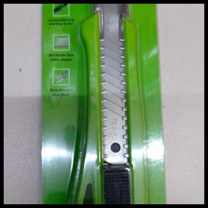 

GRATIS ONGKIR CUTTER BESAR PISAU CUTTER CUTTER KNIFE TEKIRO BESAR 18MM !