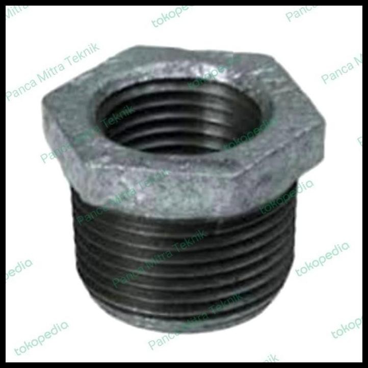 TERMURAH VLOK RING GALVANIS 3 X 1" INCH / BUSHING GALVANIS !
