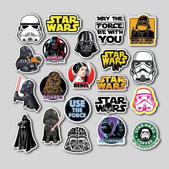 

ready STICKER STAR WARS / STICKER PACK HELM LAPTOP VINYL / STIKER MURAH