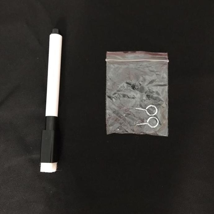 

ready Papan Tulis kecil gantung / White Board 30x20cm