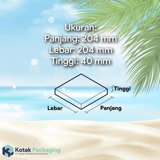 

new !!! Kardus Kotak Pizza 20 x 20 x 4 cm Kraft Cokelat Karton Kemasan Box