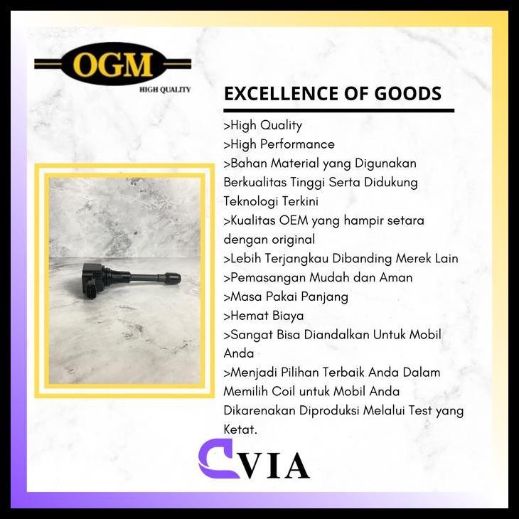 DISKON OGM - IGNITION COIL KOIL MOBIL NISSAN DATSUN GO HIGH PERFOMANCE 