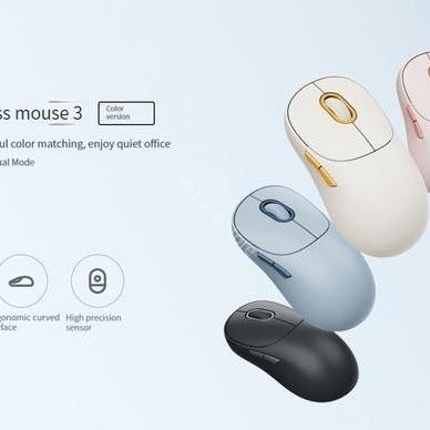 ready Xiaomi Wireless Mouse 3 Bluetooth 2.4GHz DualMode 1200DPI USB Receiver