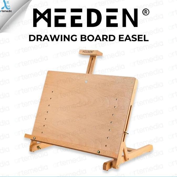

Meeden Drawing Board Easel Artist Display Table Top Papan Gambar