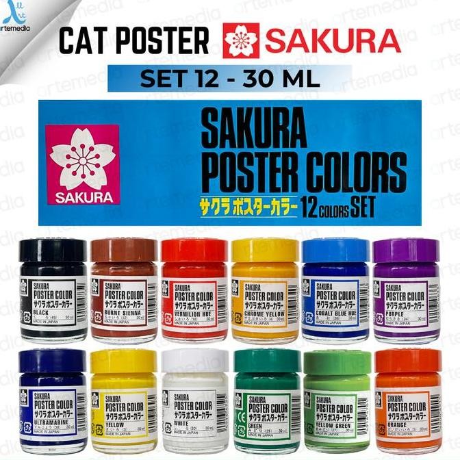 

Sakura Cat Poster Set 12X30Ml
