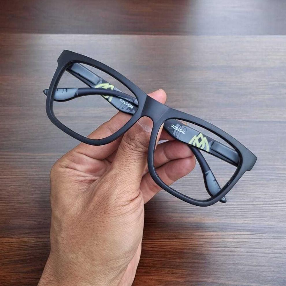 VOLCOM 2454 Kacamata Minus Bluecromic Anti Radiasi Pria Frame Kaca Mata Kotak Optik Asli DiM