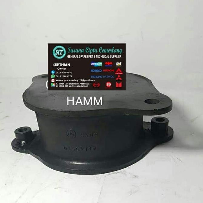 RUBBER DAMPER VIBRO HAMM 3410 MOUNTING DAMPER DRUM