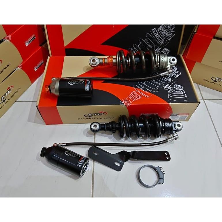 MONOSHOCK TABUNG PISAH KTC NINJA RR SHOCK BELAKANG TABUNG PISAH KTC NINJA RR UKURAN SHOCK 255MM ORIN