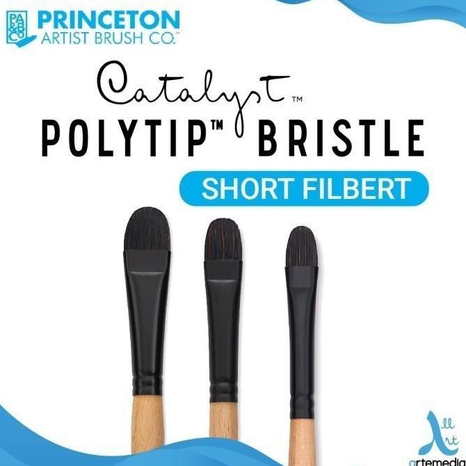 

Princeton Catalyst Polytip Bristle Filbert Synthetic Brush Kuas Lukis