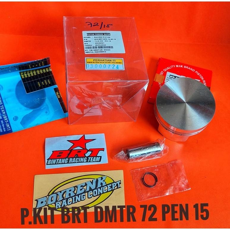 SUPER FORGET PISTON KIT FORGET DIAMETER 72 15 BRT - OLSHOP BRC