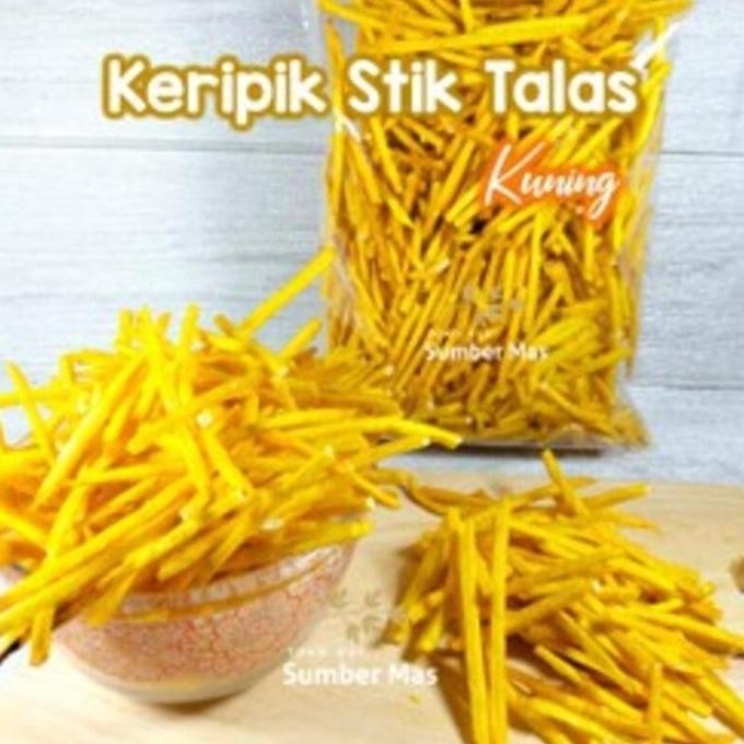 

Keripik Talas Bogor 500Gr Gurih Asin - Stick Talas Kunyit Renyah Homemade