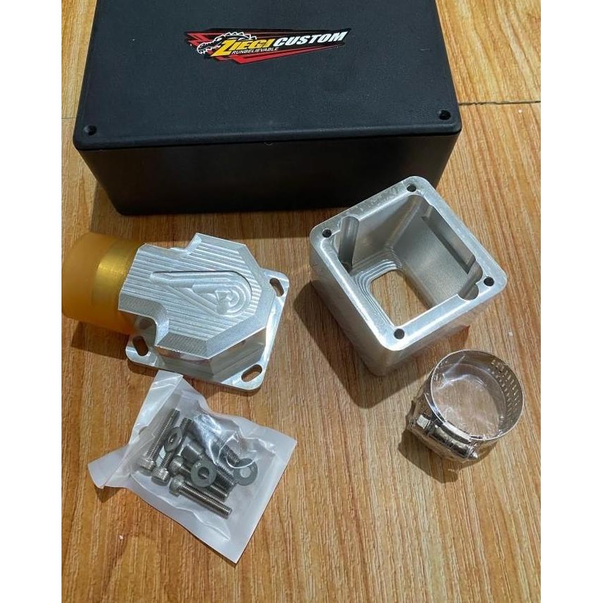 INTAKE MANIFOLD ZIEGI MEMBRAN VFORCE 4 VESPA ORIGINAL DAN TERPERCAYA