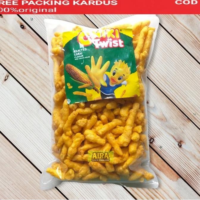 

Cemilan Chiki Twist Makanan Ringan Rasa Jagung Bakar Asli 250Gr - Food