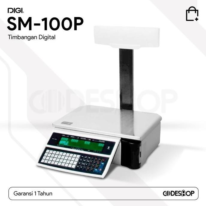 Timbangan Yang Bisa Cetak Label Barcode - Digi Sm 100P - Digi Sm 100 P