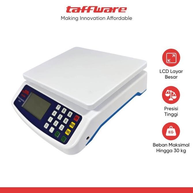 Taffware Digipounds Timbangan Digital Precision Lcd Scale Food Plastic - Dt580