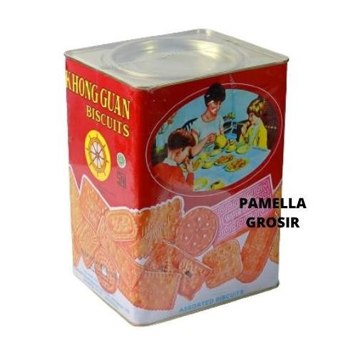 

Khong Guan Biskuit / Biscuits Kaleng 1600Gr Snack Makanan Ringan Jajanan Cemilan Camilan Pedas Asin Gurih Manis Murah