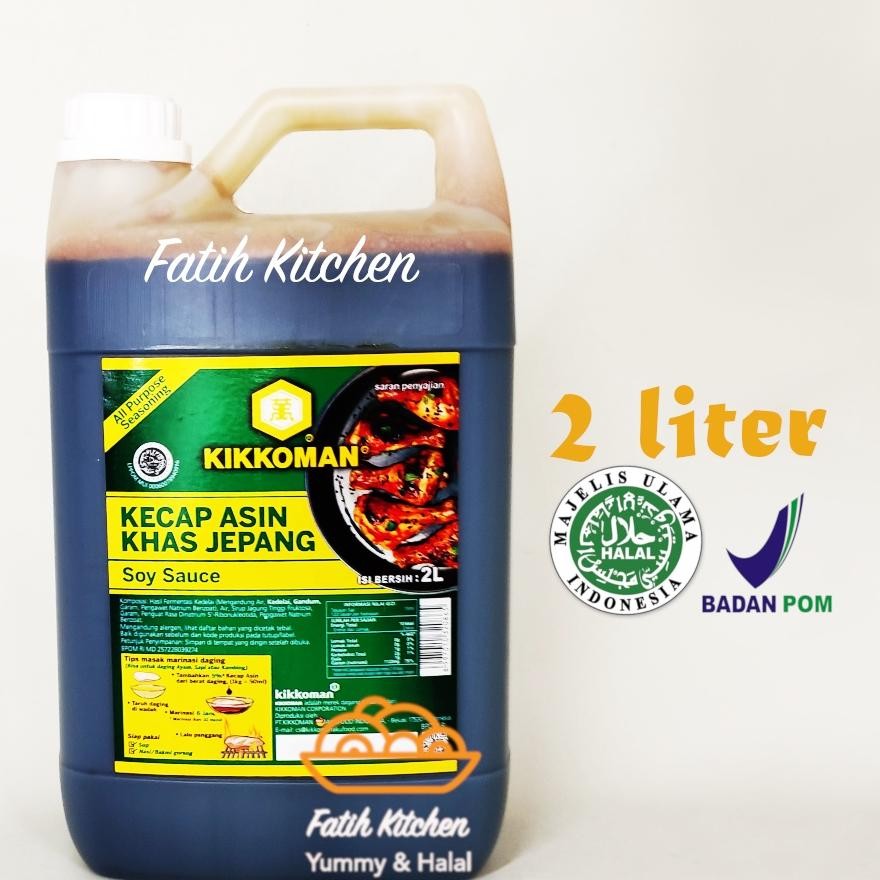 

Kikkoman All Puose Soy Sauce Halal 2 Liter Jeren Kecap Asin Jepang