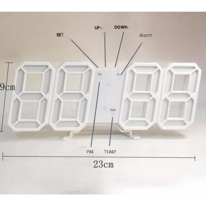 

Jam Digital Led 3D Untuk Dekorasi Dinding Atau Meja TL
