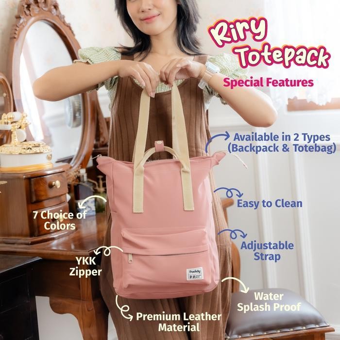 Paddy Riry Totepack - Paddybag Tas Totepack Totebag Sekolah Wanita Serbaguna