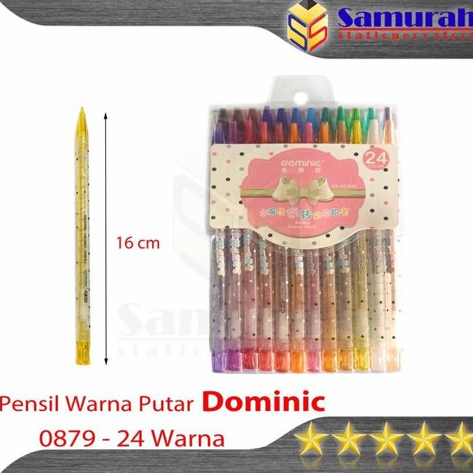 

Pensil Warna Twist Isi 24 Softcase Murah Bisa Diputar Fancy Motif Lucu