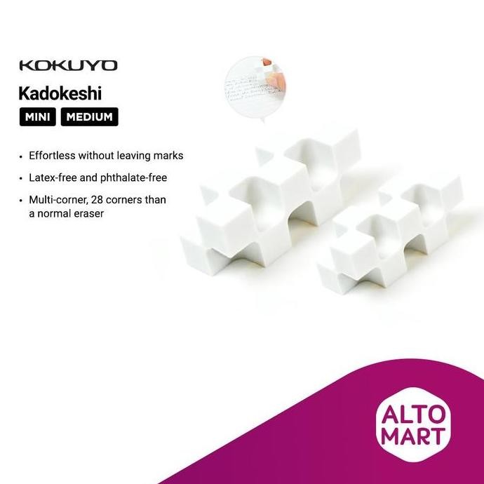 

Kokuyo Kadokeshi Eraser - Penghapus Pensil Unik Jepang Bentuk Modular