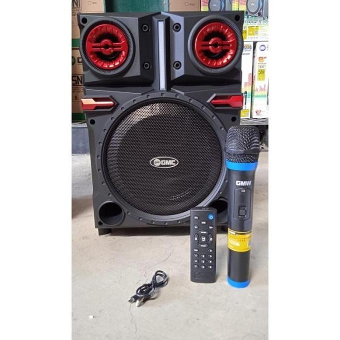 Gmc Speaker 897R Aktif Audio Bass Stereo Suara Kencang