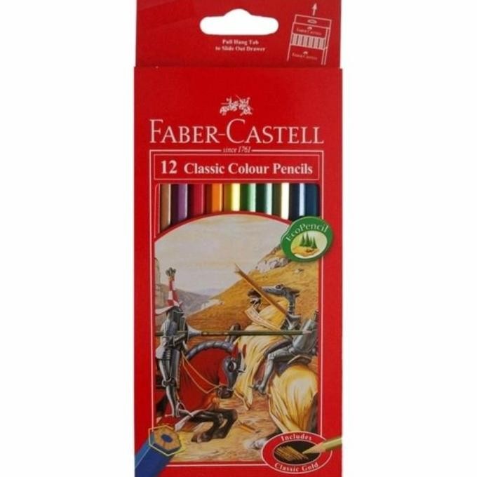 

Pensil Warna Faber Castell 12 Classic - Colour Pencil Kaleng Anak Dewasa