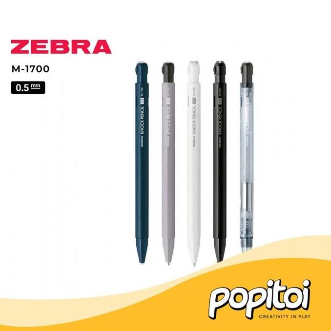 

Zebra M-1700 Knock Mechanical Pencil 0.5mm - Pensil Mekanik Untuk Sketsa