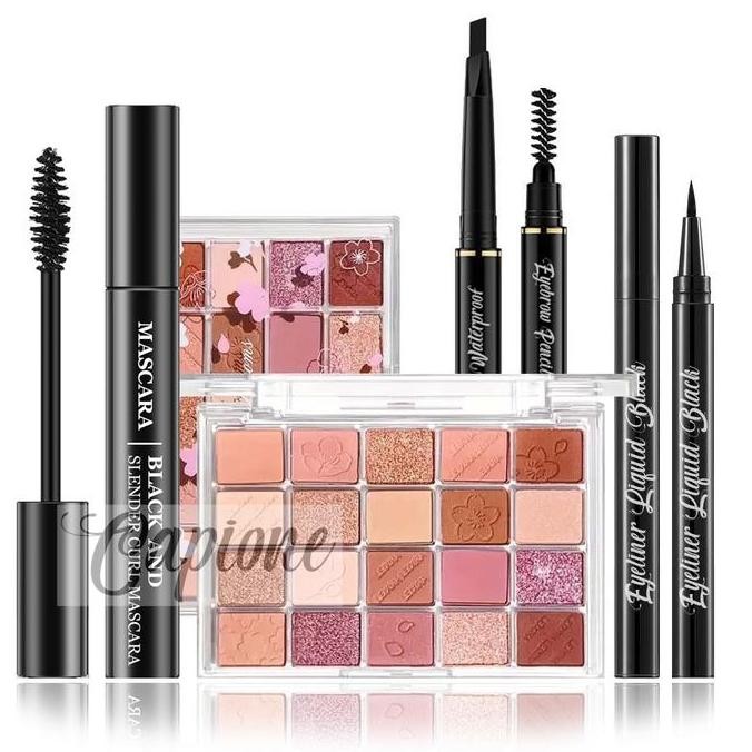 

LM Makeup Set SV Paket Kosmetik Mata Eyeliner Pensil Alis Mascara Lengkap