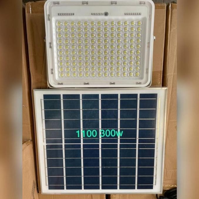 Lampu sorot solar sel matahari 300w 300 watt led sorot 300watt