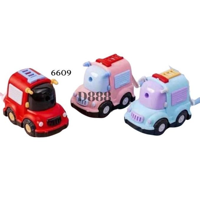 

Debozz Rautan Pensil Putar Bentuk Mobil 6609 Lucu Unik Anak Sekolah