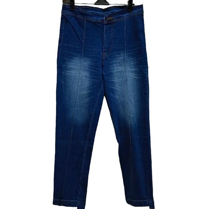 

Celana Jeans Pensil High Waist Pria Panjang Slimfit Cowok Denim Keren