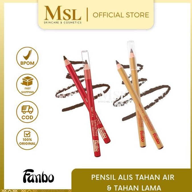 

Fanbo Fantastic Gold Eyebrow - Pensil Alis Fanbo Original Waterproof