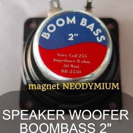 Speaker Woofer 2 Inch Boombass 50W Super Bass Voice 25.5Mm 8 Ohm Class D Amplifier