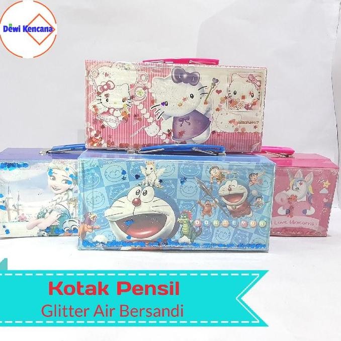 

Kotak Pensil Air Glitter 3 Tingkat Kode Sandi - Tempat Pensil Anak Unik & Aman