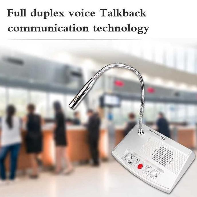 Window Speaker Intercom System Mic Loket Kasir Rumah Sakit