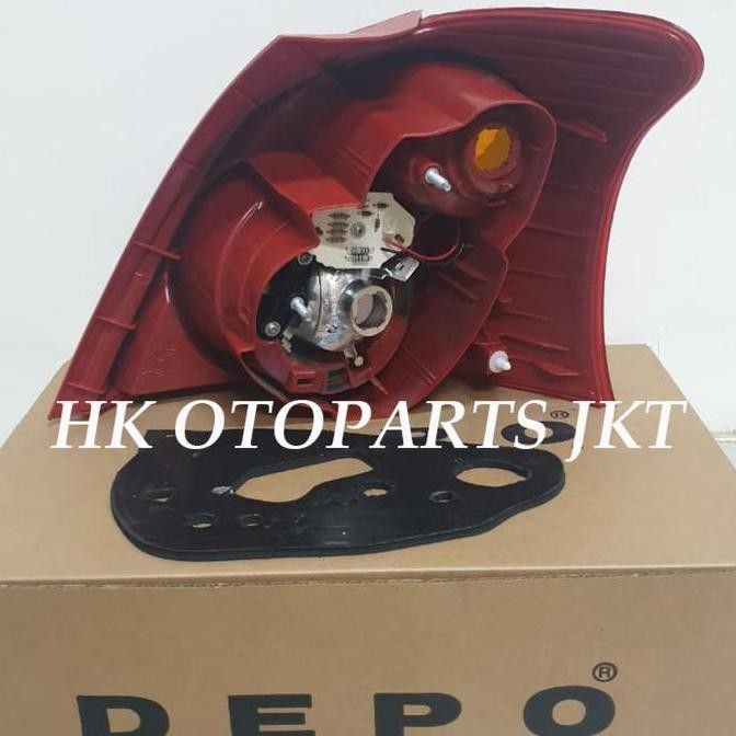 Stoplamp Mika Lampu Belakang Rem Yaris TRD LED Bakpao 2012 2013 DEPO