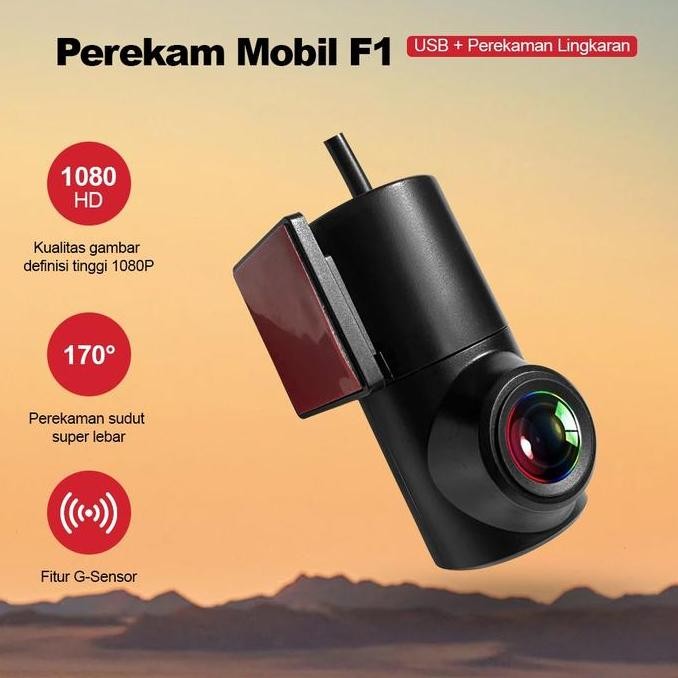 DASHCAM MOTOR  DEPAN BELAKANG DASHCAM MOBIL F1 E 70MAI DASHCAM CAMERA