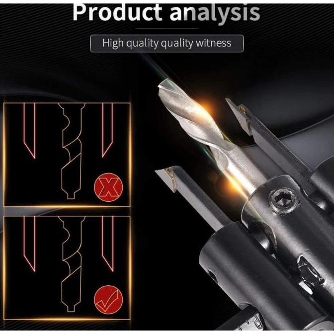 Mata Bor Adjustable Circle Cutter Lubang Kayu Gypsum Speaker Plafon Serbaguna
