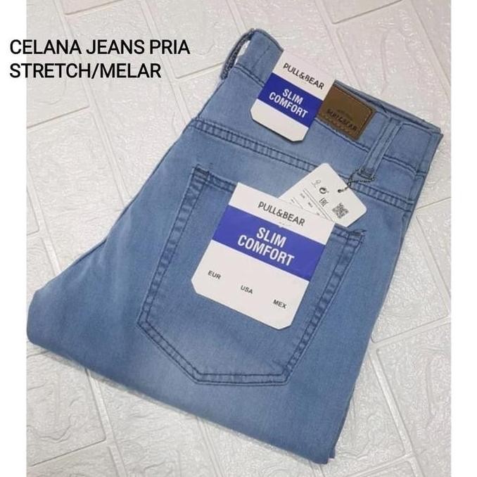 

Celana Jeans Pria Pull&Bear Skinny Stretch Pensil Premium Denim